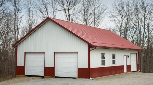 Barn Downspout Repair in Logan