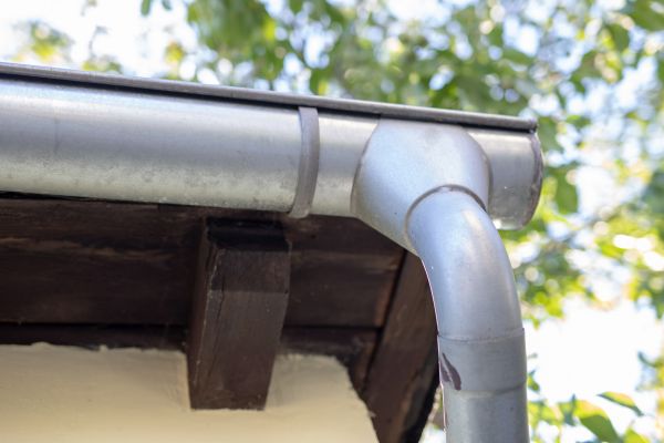 Metal Rain Gutter Installation in Logan