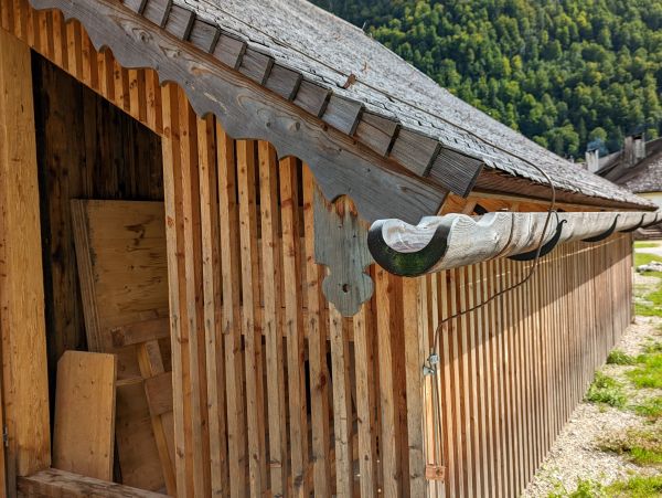 Wood Gutter Installation in Logan
