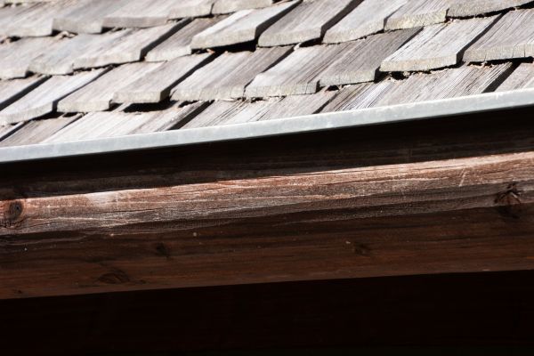 Wood Rain Gutter Installation in Logan