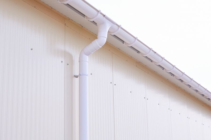 Plastic Downspout Installation detail
