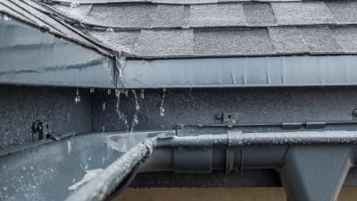 Gutter System Before Installation